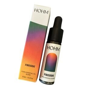 Hohm Fireside All-Natural Pure Essential Oil 15mL/0.5OZ Woody Sweet Warm Scent